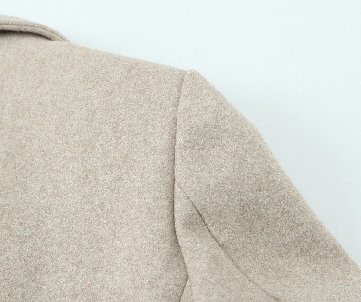 2025 autumn new women's casual fashion simple temperament elegant loose soft padded shoulder coat jacket