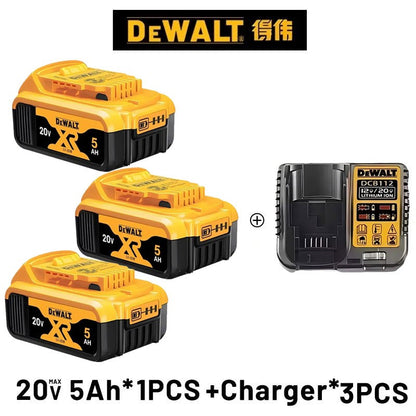 DEWALT Bateria 20V 6AH recarregável de íon de lítio carregador DCB118 Parafusadeira Furadeira Elétrica sem escovas DCD805 ferramenta elétrica