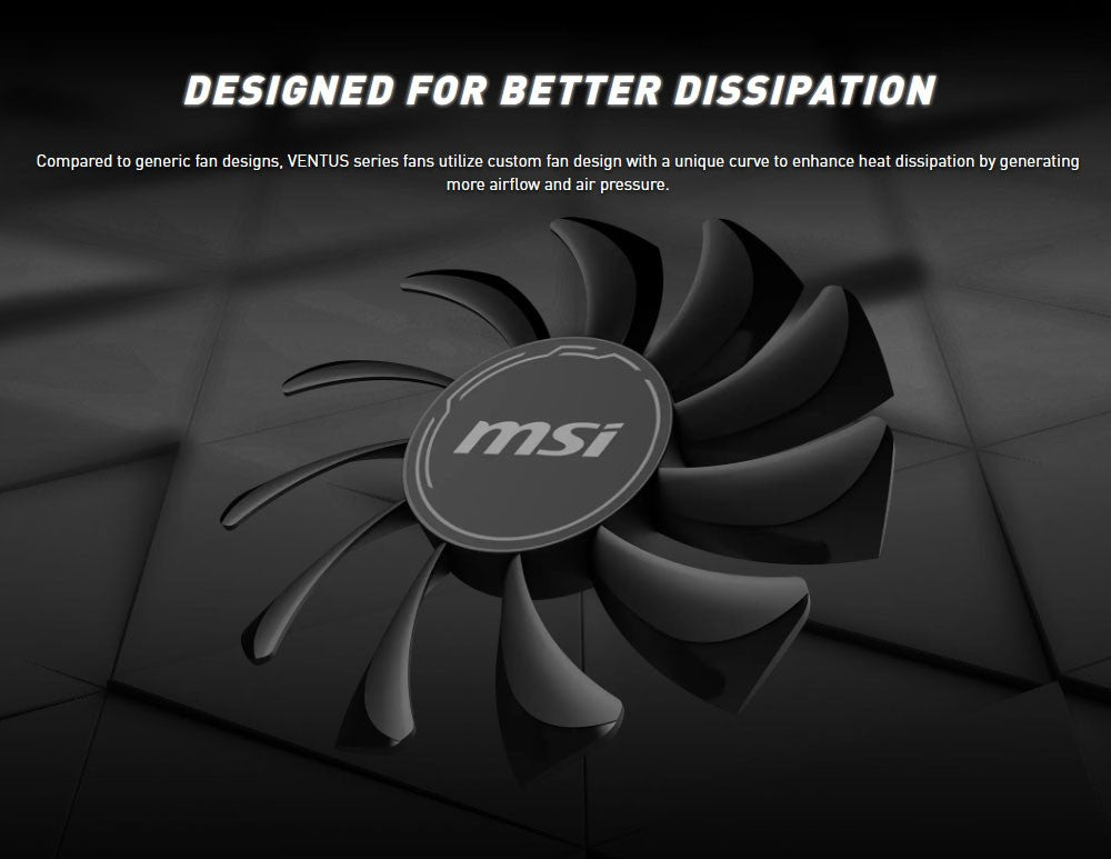 MSI GeForce RTX 3050 VENTUS 2X 6G OC Gaming Graphics Card 6GB GDDR6 96-bit HDMI DP PCI-E 4.0x8 Desktop Full New Game Video Card