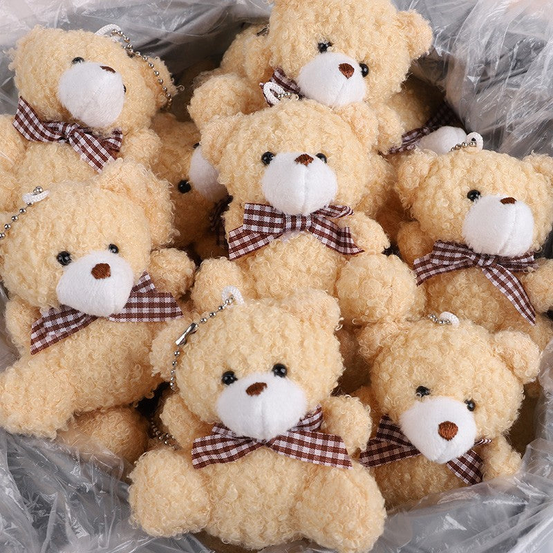 30pcs/10set Bear Gift with Organza Bag Thank You Card for Baby Shower Wedding Decoration Supplies Kids Birthday Party Guest Gift