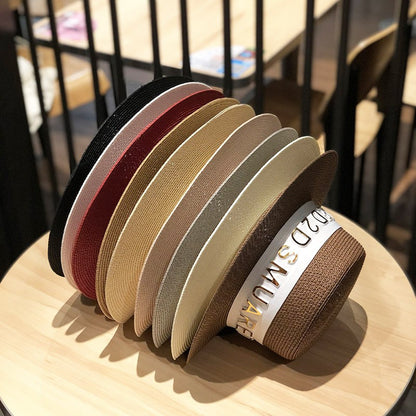 Bucket hat letters summer ladies bucket hat sun hat ladies straw hat fedora hat European men and women hat letters