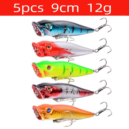 Conjunto de Iscas de Pesca Mini Truta Flutuante Isca Articulada Artifical Crazy Swing Isca Dura de Crank Bait Isca de Lápis