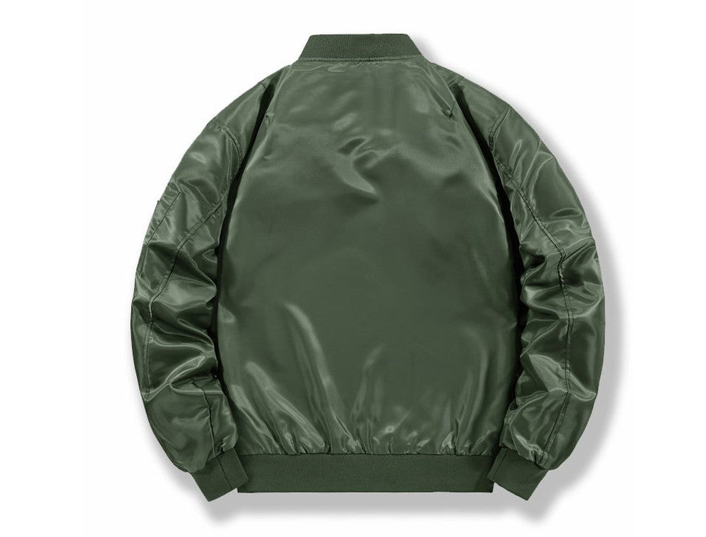 Spring Autumn Men's Bomber Jackets Fashion Men Retro MA-1 Pilot Zipper Coats Men Windbreaker Baseball Uniform Sports Jacket 6XL