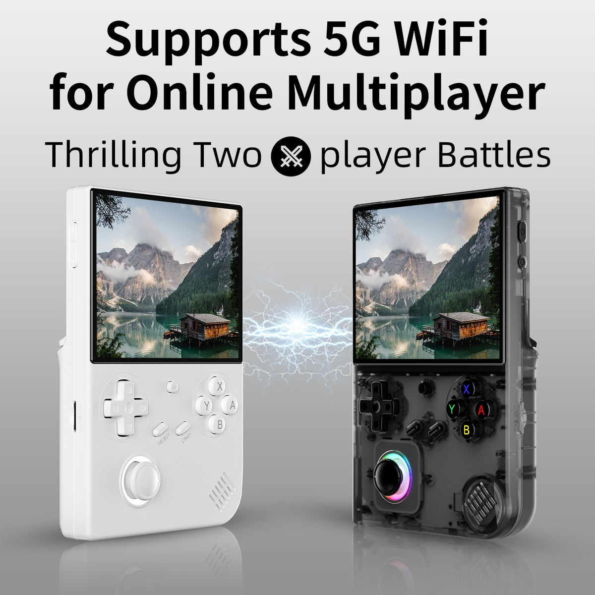 RG40XXV 64-bit Linux Retro Handheld Game Console 4.0 IPS Screen Supports 5G Bluetooth HD Output 3200mAh Battery