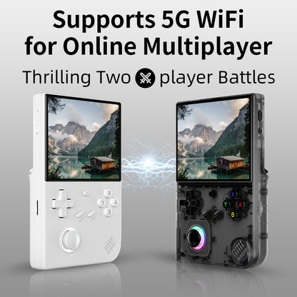 RG40XXV 64-bit Linux Retro Handheld Game Console 4.0 IPS Screen Supports 5G Bluetooth HD Output 3200mAh Battery