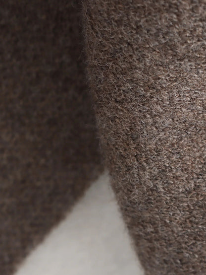 Ladies Autumn Winter Jacket Women Casual Commuter Coat Knitted Loose Oversize Coat Asymmetric Elegant Split Chic Scarf Jacket