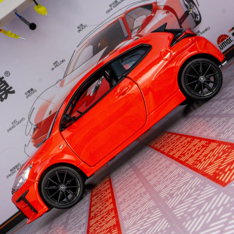 Maisto 1/24 GR Toyota Yaris Carro de Liga Leve Modelo Diecast Veículos de Metal Modelo de Carro Alta Simulação Escala em Miniatura Brinquedo Infantil de Presente