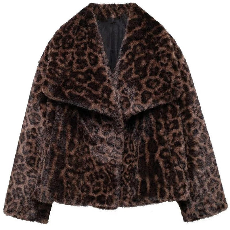 HXAO Women's Fur Coat Women 2024 Plush Burgundy Bomber Jacket Solid Crop Long Sleeve Jacket Warm Winter Coats Woman Casual Coats