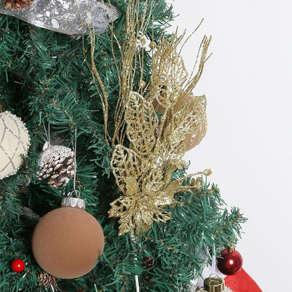Artificial Flowers Berry Bouquet Christmas Tree Decoration Xmas Ornaments for Home Decor New Year Party Supplies Accessory