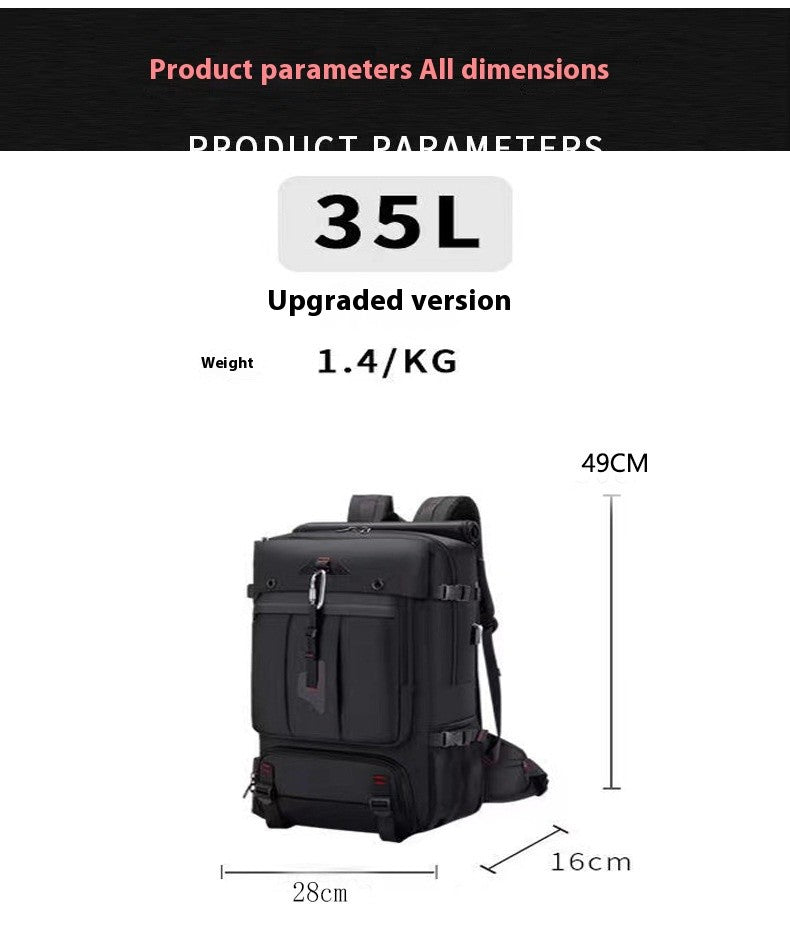 Mochila de Viagem Grande Capacidade 50L 70L Esportes Treino Fitness Bolsa Independente para Sapatos Bolsas para Laptop