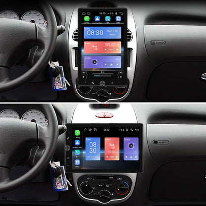 Podofo 10.4" Wireless CarPlay MP5 Player 1din Universally Rotation Car Multimedia Player Wireless Android Auto Car Radio Stereo