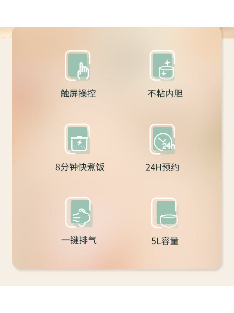 Royalstar Electric Pressure Cooker Household 5L Large Capacity Single and Double Bile Ball Kettle Multi-function Electric Cooker