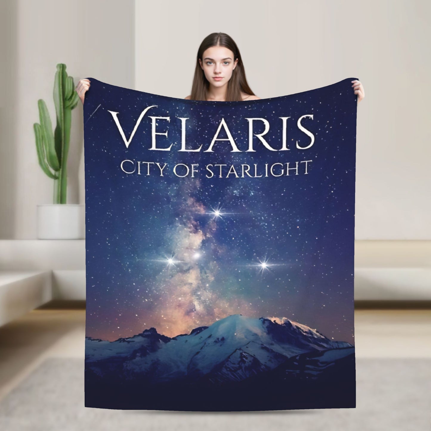 Manta Macia de Viagem Velaris Cidade da Luz Cobertor de Cama Flannel Colcha para Sofá Cadeira Cama Capa Engraçada de Sofá-Cama