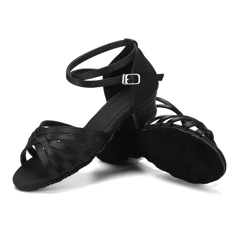 Girls Dance Shoes Kids Child Girl's Ballroom Latin Dance Shoes for Women Modern Jazz Dancing Shoes Training Shoes Salsa Sandals
