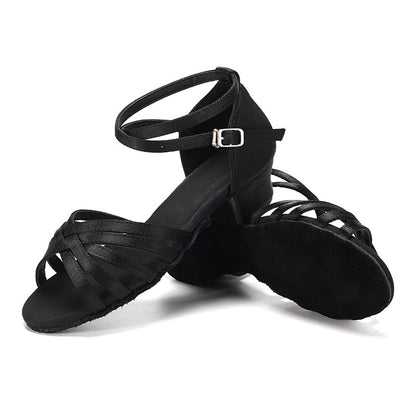 Girls Dance Shoes Kids Child Girl's Ballroom Latin Dance Shoes for Women Modern Jazz Dancing Shoes Training Shoes Salsa Sandals