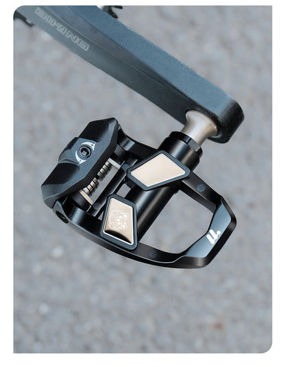 WEST BIKING Road Bike Pedals Nylon Bicycle Locking Pedals Cycling Bearing Cleats Clipless Pedal Look System With Locking Plates