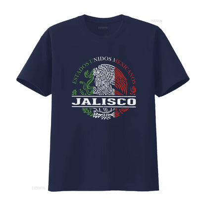 Jalisco Mexico T Shirt Travel vintage Washed Breathable fashion Stylish Comfortable designer clothes Slightly Versatile Soft