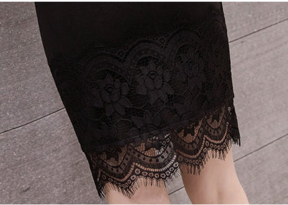 High-Waisted Slim-Fit Fresh A-Line Skirts 2025 Summer New Lace Short Plus Size Skirts Stylish INS Style Bodycon Skirt