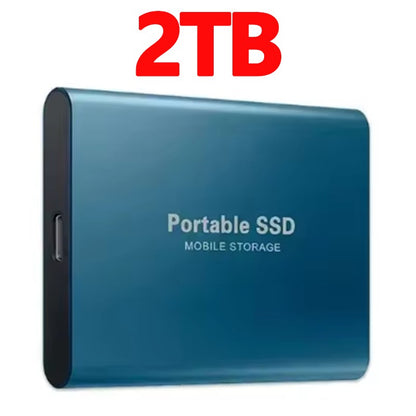 SSD Portátil de Alta Velocidade 16TB Unidade de Estado Sólido Externa 1TB 2TB Disco Rígido Potente 4TB SSD Ultrafino para PC/Laptop/Mac/Telefone