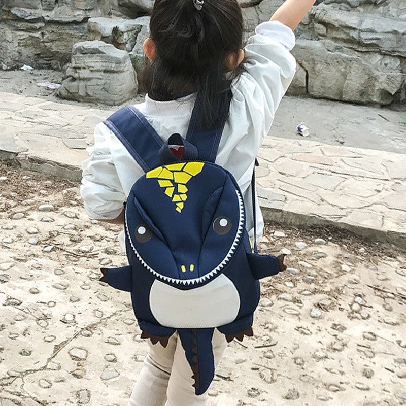 New Cartoon Dinosaur Baby School Bag Girl Kindergarten Oxford Cloth SchoolBag Boy Waterproof Child Animal Backpack Travel Bag