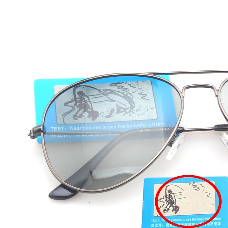 Óculos de Sol Polarizados Masculinos, Fotocromáticos, Modelo Aviador, Armação da Moda para Homens 3026