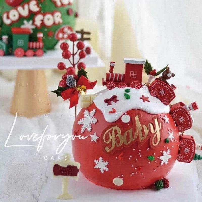 Plastic Train Christmas Ornament Merry Christmas Decoration For Home Xmas Gifts Noel Natal Navidad Happy New Year 2026