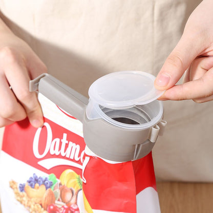 2 clipes de saco para alimentos, clipes de vedação para armazenamento de alimentos com bico, clipe de saco de batatas fritas de cozinha, clipe selador de tampa de plástico, armazenamento de cozinha