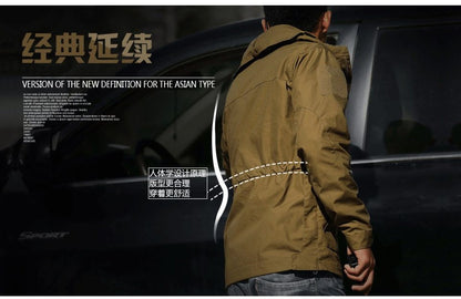 M65 UK US Army Clothes Casual Tactical Windbreaker Men Waterproof Flight Pilot Coat Hoodie Military Field Jacket Winter Autumn