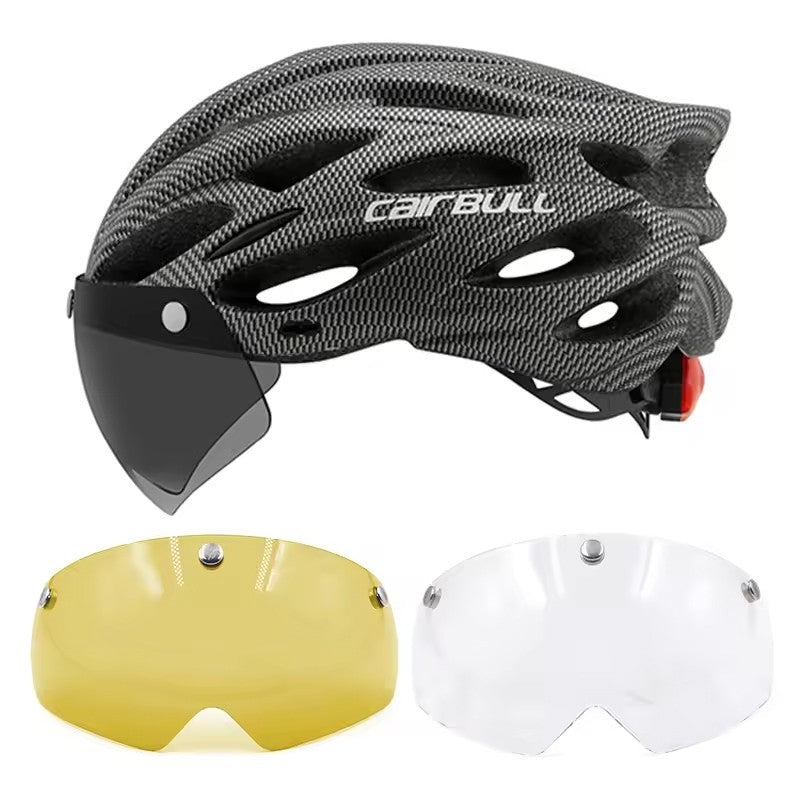 Cairbull Capacetes de Ciclismo MTB Mountain Road Capacete de Bicicleta de Corrida Leve Respirável Led Segurança Capacete de Bicicleta 54-62cm Casco