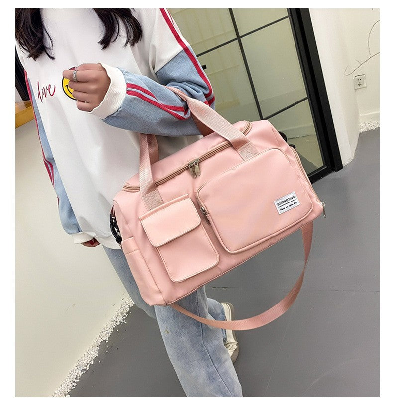 Womne's Travel Bags Handbags Gym Shoulder Bags Oxford Fitness Camping Trekking Bags Hiking Waterproof Outdoor Crossbody Bag