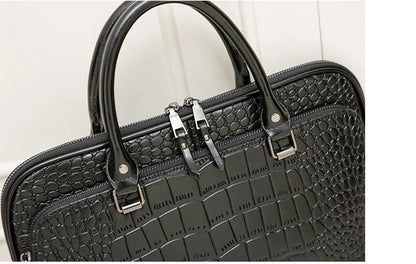 Motaora 2025 Women's Bag Leather Briefcase For 14-inch Laptops Women Professional Business Shoulder Bag Fashion Solid Handbags