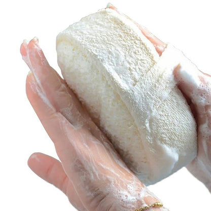 Esponja de Bucha Natural Toalha de Banho Unissex Esfrega Bucha Espessa Esfoliante Corporal para Banho Esfregaço Corporal Durável Saudável Escova de Massagem