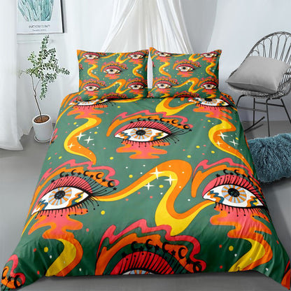 Conjunto de Capa de Edredom Dino Riders para Cama King Queen Casal Solteiro