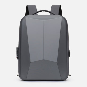 Men's Expandable Computer Backpack Large Capacity Business Travel Trip Luggage Bag E-Sports Game Hard Shell Backpack