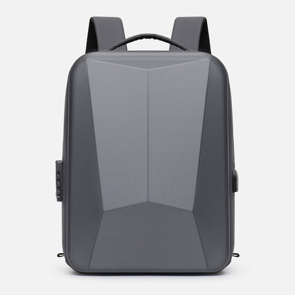 Men's Expandable Computer Backpack Large Capacity Business Travel Trip Luggage Bag E-Sports Game Hard Shell Backpack