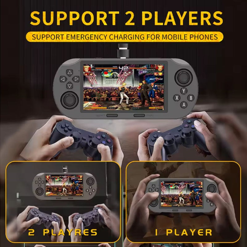 New SF3000 Retro Handheld Video Game Console 4.5 Inch 854*480 IPS Screen 3000mAh Portable Pocket Video Player Games