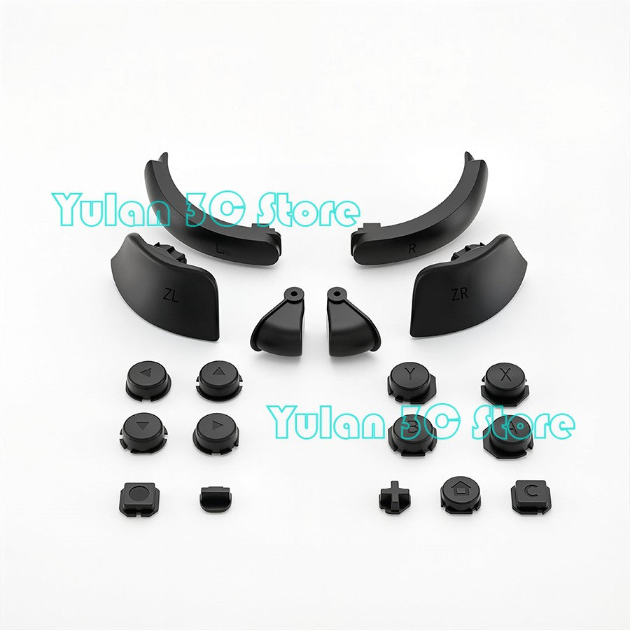 Joycon 2 Solid Color / Transparent Custom DIY Replacement Full Set Buttons for Nintendo Switch 2 Joy Con Controller Accessories