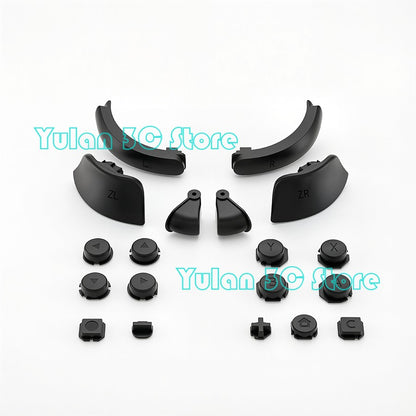 Joycon 2 Solid Color / Transparent Custom DIY Replacement Full Set Buttons for Nintendo Switch 2 Joy Con Controller Accessories