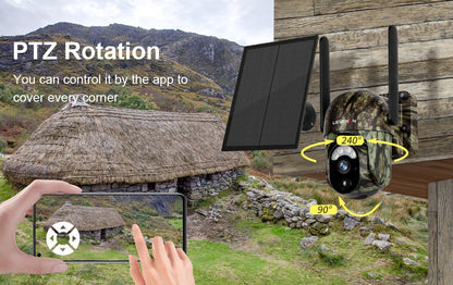 LS VISION 4G /WFII Solar Security Cameras Wireless Outdoor  2K HD Video Surveillance Color Night Vision Human/Animal Detection