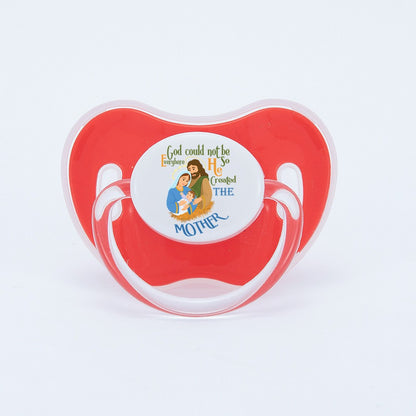 MIYOCAR colorful lovely Jesus mother pacifier dummy BPA free unique gift for new born baby shower