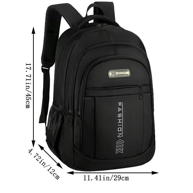 Men's and Women's Dual Shoulder Bags, School Bags, Nylon Oxford Cloth Bags, Large Capacity Travel Backpacks