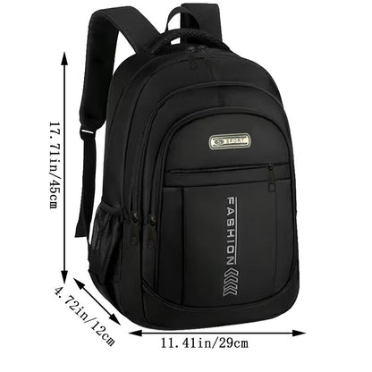 Men's and Women's Dual Shoulder Bags, School Bags, Nylon Oxford Cloth Bags, Large Capacity Travel Backpacks