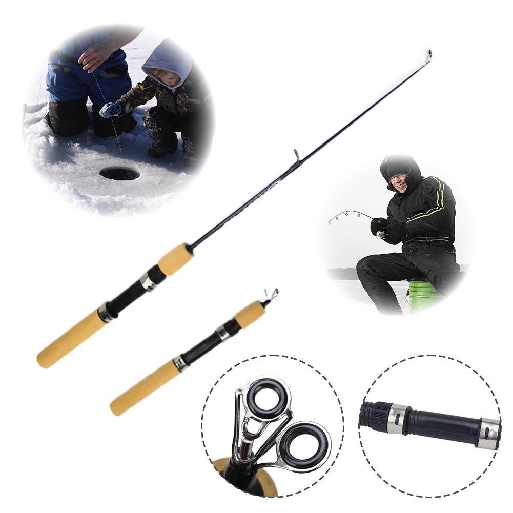 55/65/76cm Scalable Mini Winter Ice Fishing Shrimp Rod, Ice Fishing Rods, Lure Fishing Rods, Fishing Tackle Accessories