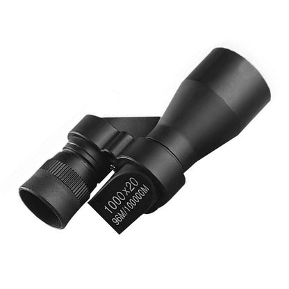 Telescópio Monocular Portátil de Bolso 1000x20 com Zoom de Alta Ampliação, para Pesca ao Ar Livre, Caça e Acampamento