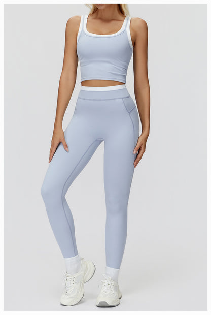 High Waist Fitness Sports Leggings Solid Yoga Leggings Women Gym Workout Trousers Female Quick Dry Push Up Slim Yoga Pants