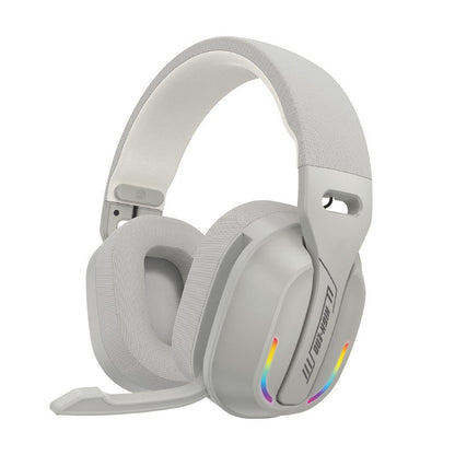 Fone de Ouvido Headset B500 Over Ear Bluetooth 5.4 Sem Fio Estéreo para Jogos Microfone Embutido Luz RGB Baixa Latência Para PC