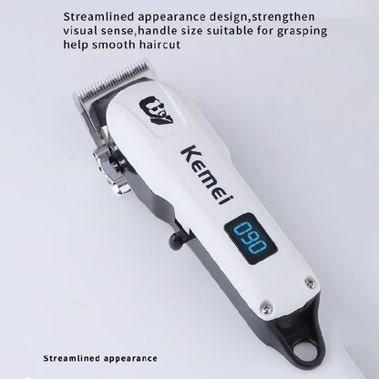 Kemei Mini Powerful Cordless Hair Clipper Electric Professional Barber Hair Trimmer Beard Haircutting Machine rechargeable