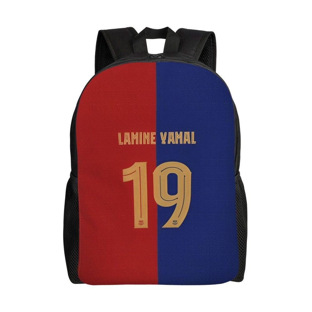 Lamine Y-Yamal Mochila Infantil para Meninos Meninas, Mochilas Esportivas de Futebol, Mochila Escolar Kawaii para Creche