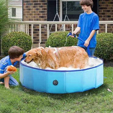 Piscina para Cães ou Cobertura de Piscina, Piscina Portátil de Plástico, Banheira de Higiene, Resistente a Arranhões, Piscinas para Animais de Estimação, Banheira para Cães Grandes