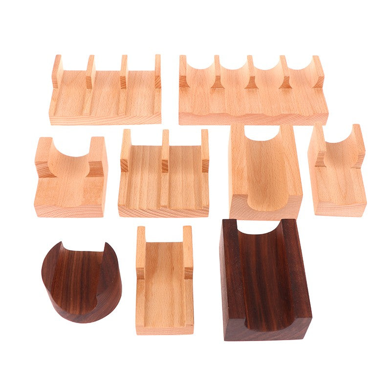 1Pc Japanese Sushi Rack Wooden Taco Snack Food Holder Wood Plate Cuisine Stand Sashimi Sushi Boat For Restaurant Hotel Home